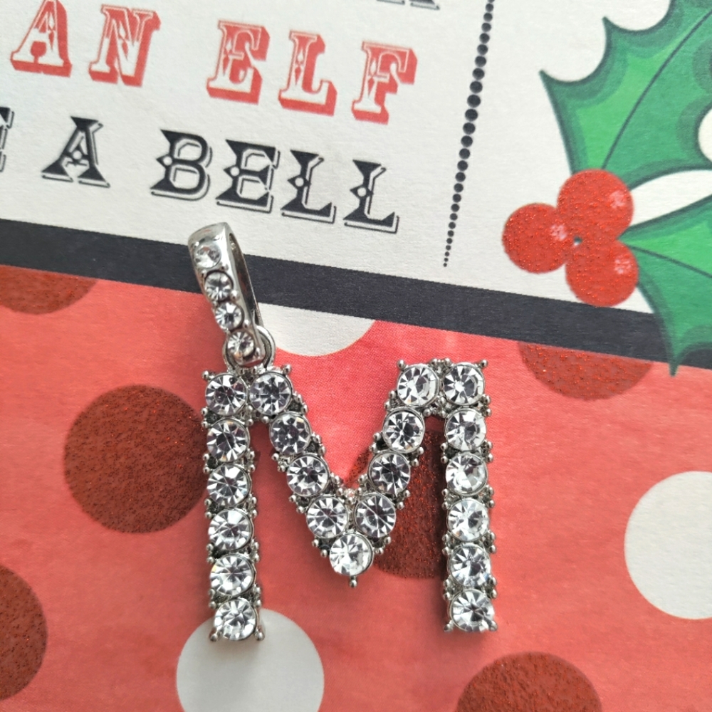 Sale💎Iced Out Initial M Pendant